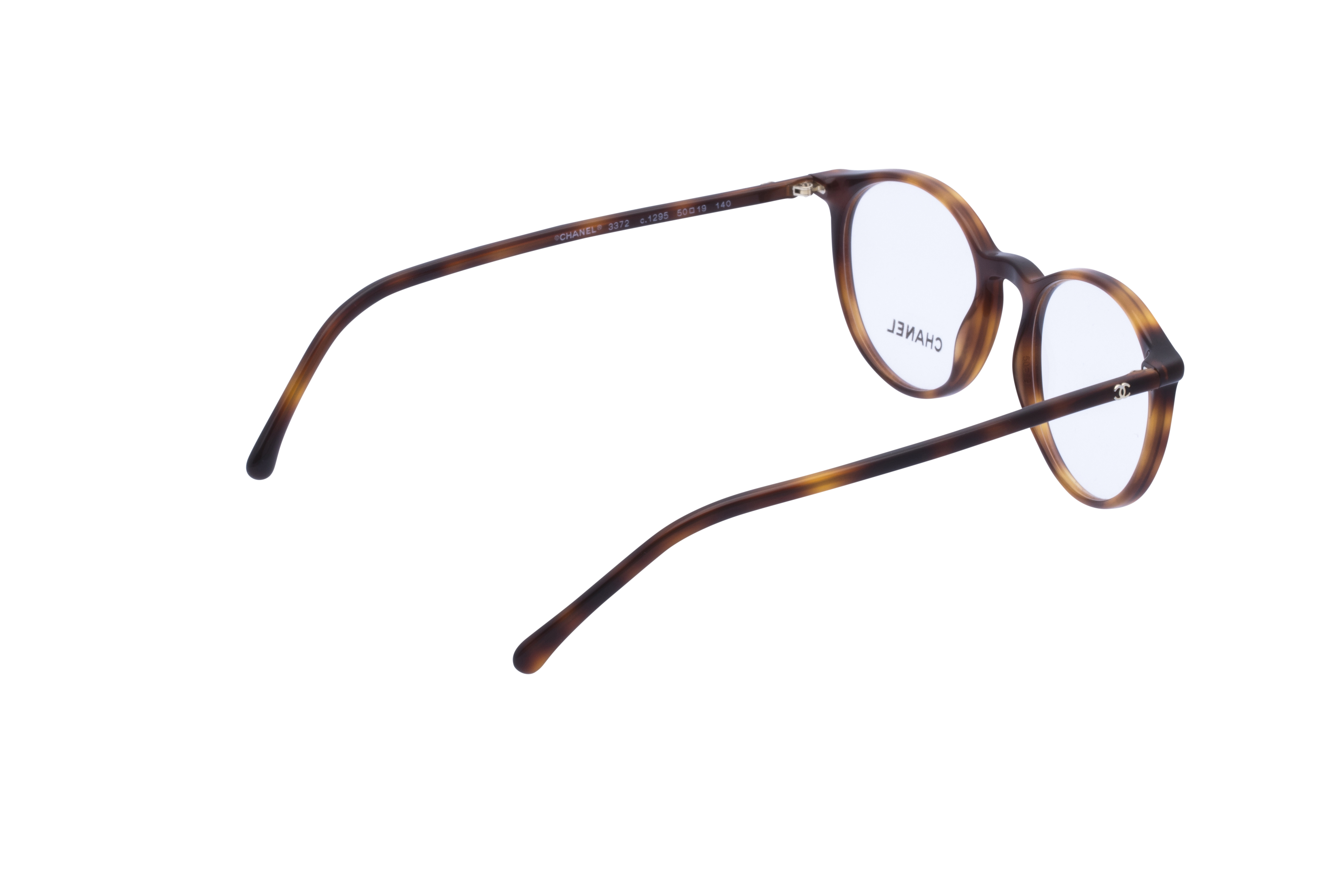 360 Grad Ansicht 8 Chanel 3372 Frontansicht, Brille auf Weiß - Fassung bei KUNK